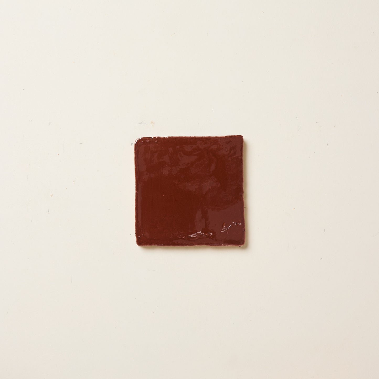 Rediscovered Crimson Glazed Tile