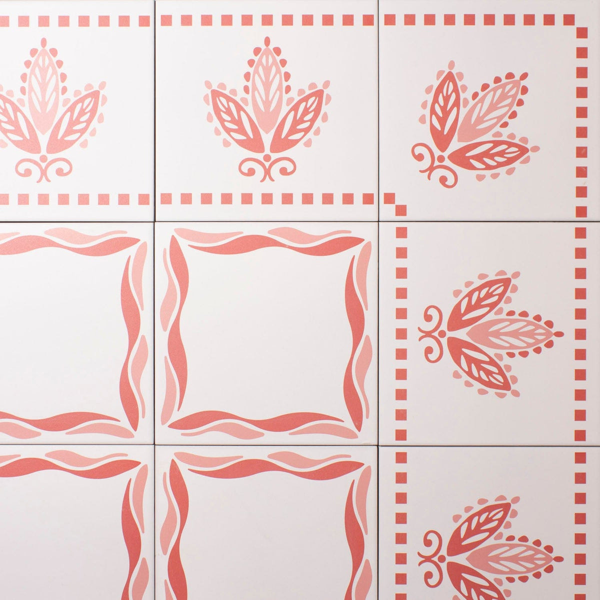 Pink Sea Grape Porcelain Tile