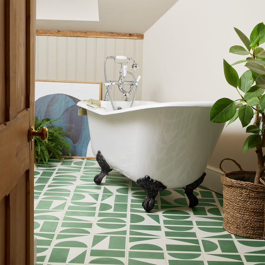 Ribbit Split Shift Porcelain Tiles