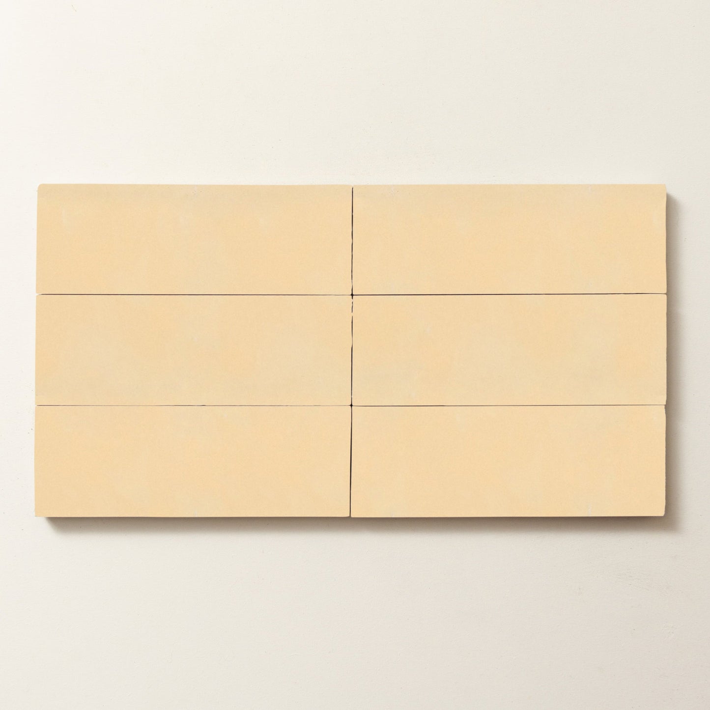 Grubby Yellow Herringbone Cement Tile