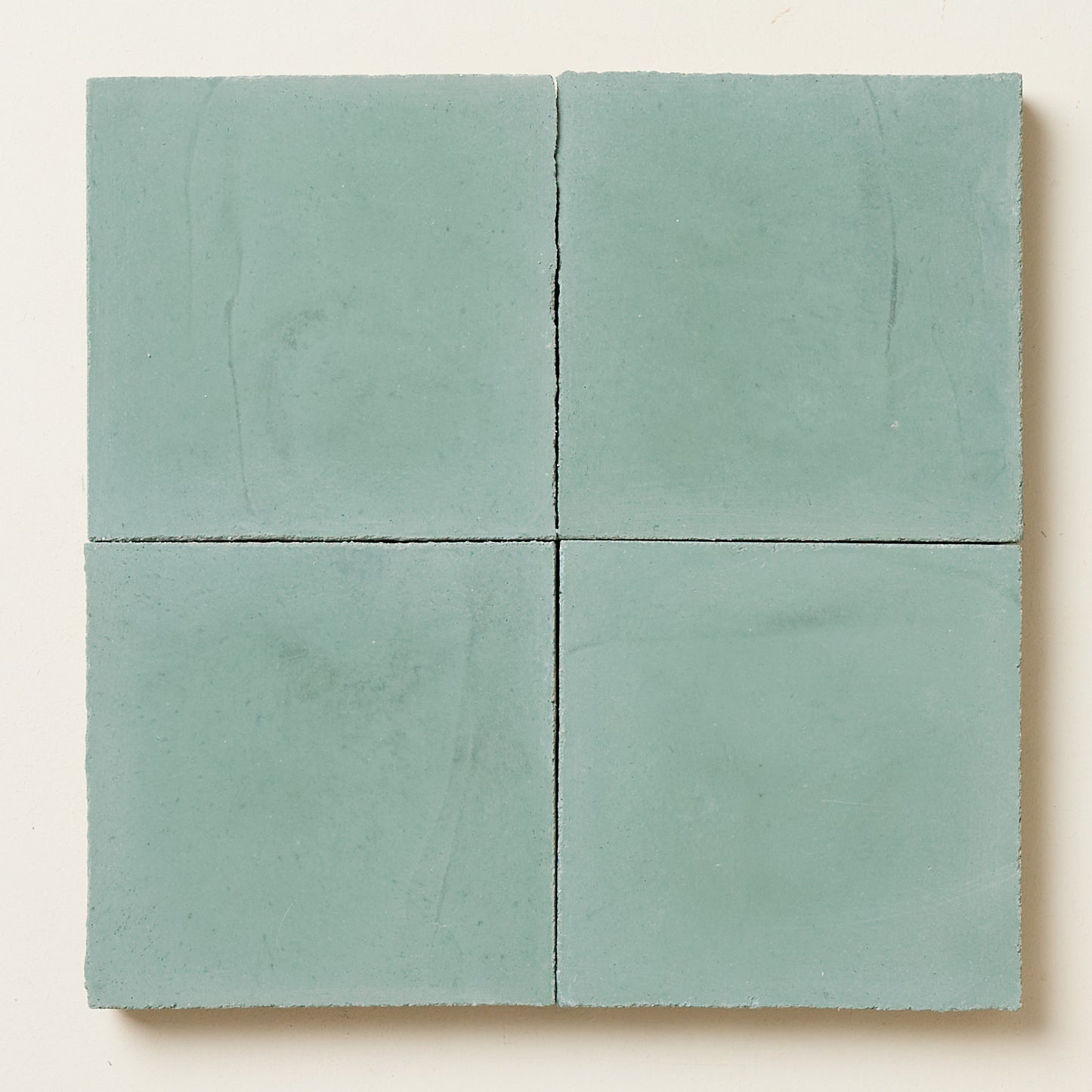 Tealish Square Cement Tile