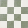 Mini Chequerboard Mulch Cement Tile