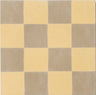 Mini Chequerboard Grubby Yellow Cement Tile