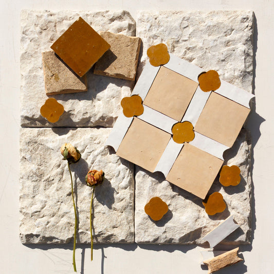 Ochre Mosaic Zellige