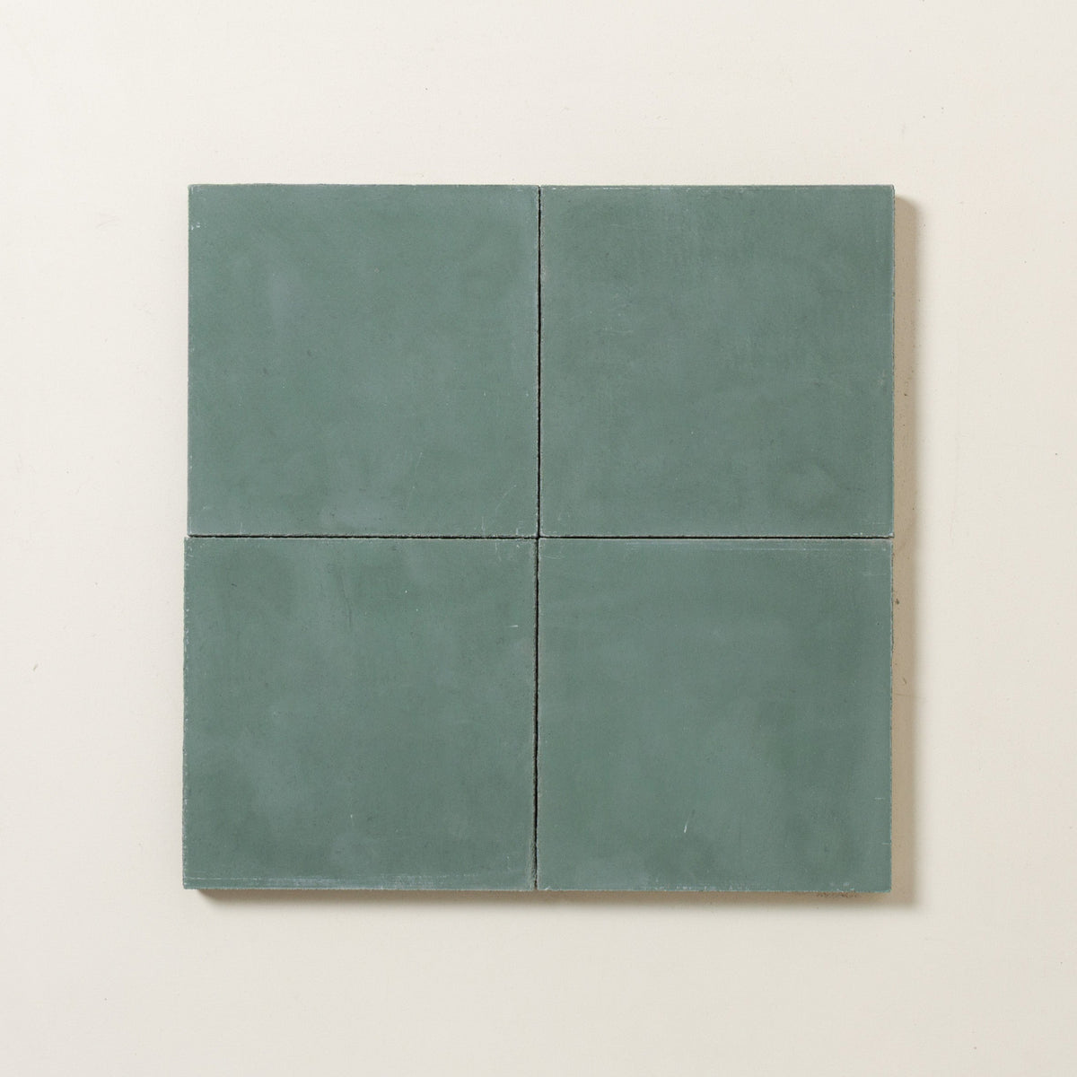 Small Tealish Cement Tile