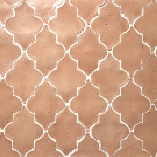 Handmade Peachy Terracotta - Arabesque