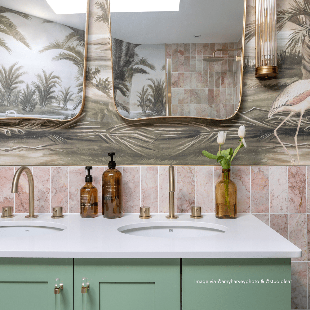Cosmopolitan Herringbone Honed Marble