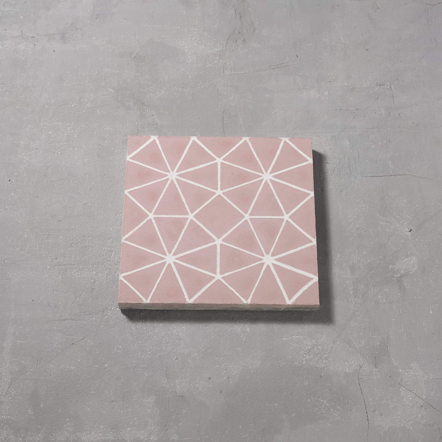 Pink Octagon Tile Tiles - Handmade