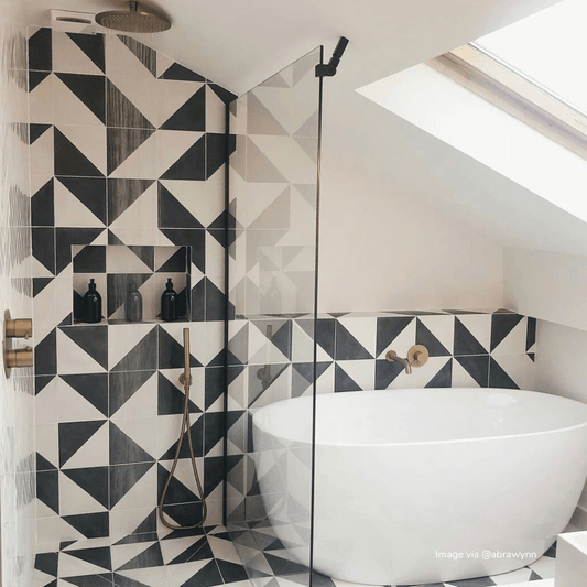 Black Alalpardo Tile Tiles - Handmade