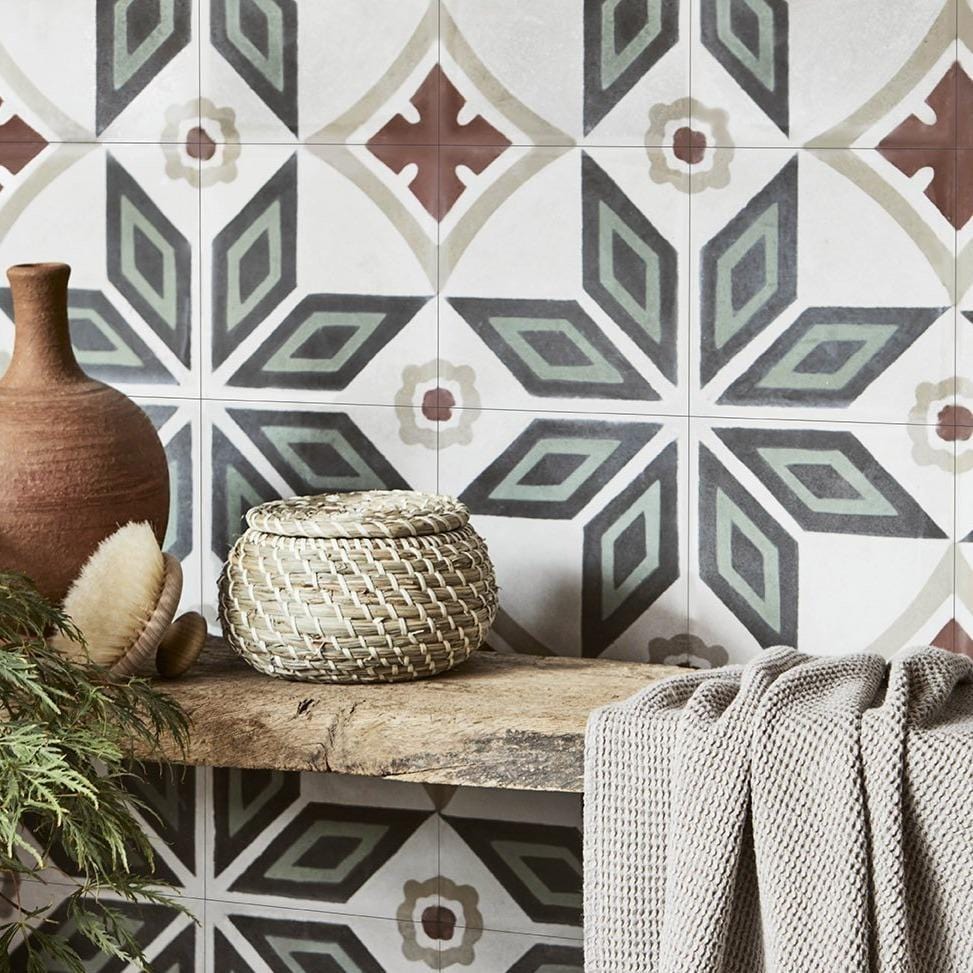 Espiga Tile Tiles - Handmade