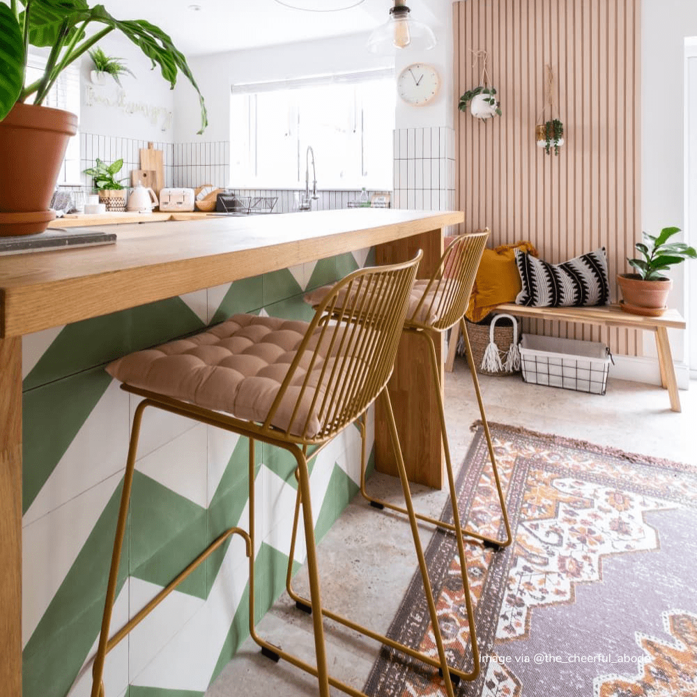 Green Alalpardo Tile Tiles - Handmade