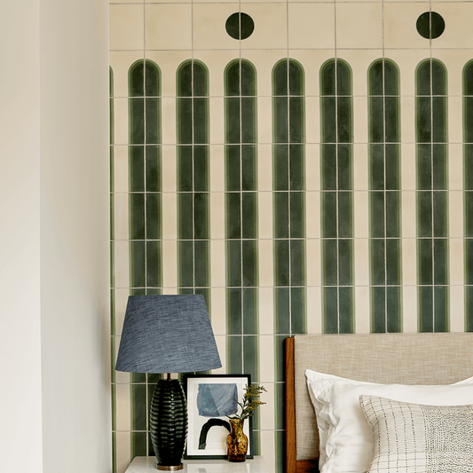 Livingetc Arch Fennel Tile Tiles - Handmade