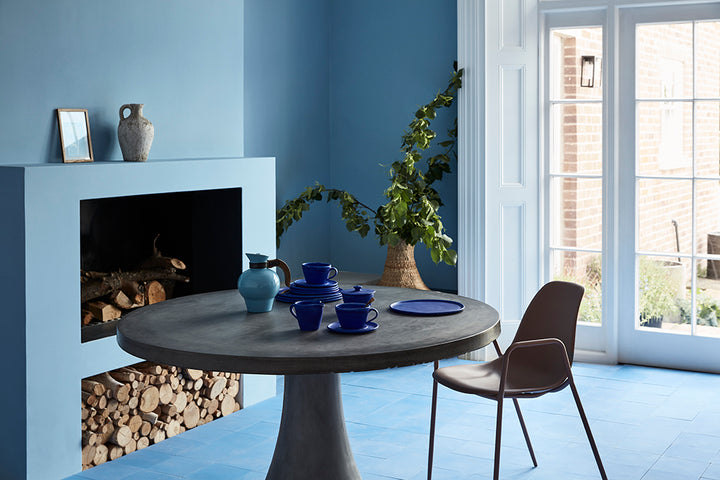 Interiors that sing the blues