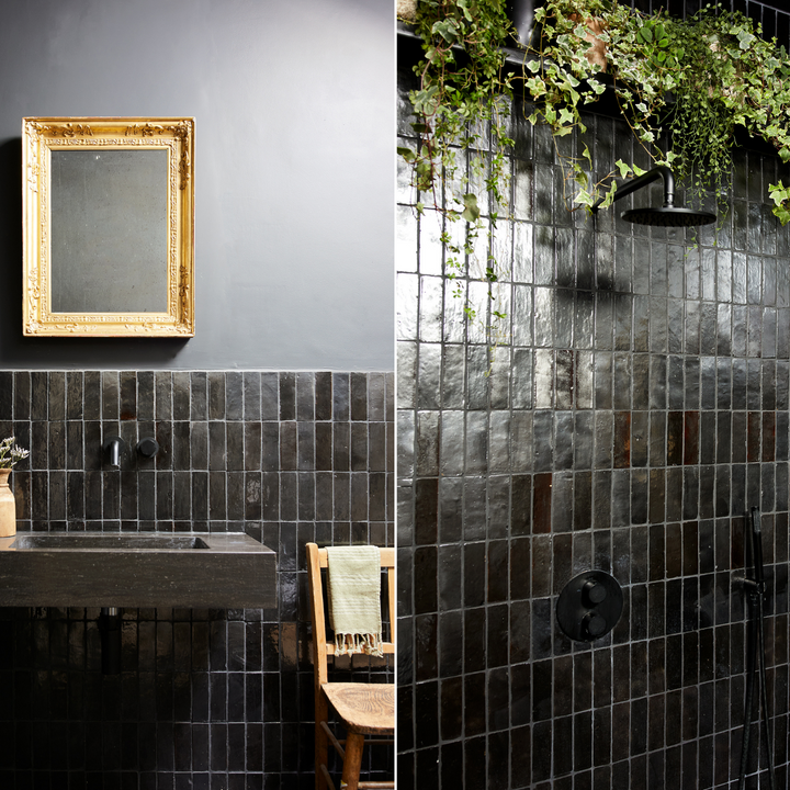 Style Guide: Black Bathrooms