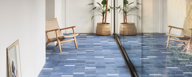 Herringbone Hallway Tiles
