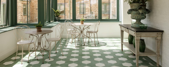 Hexagonal Floor Tiles