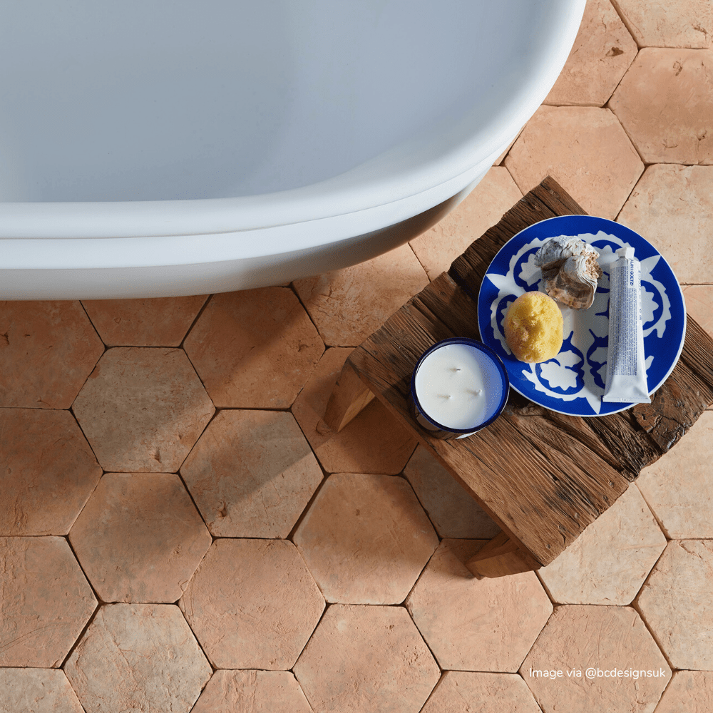 Reclaimed Hexagonal Terracotta