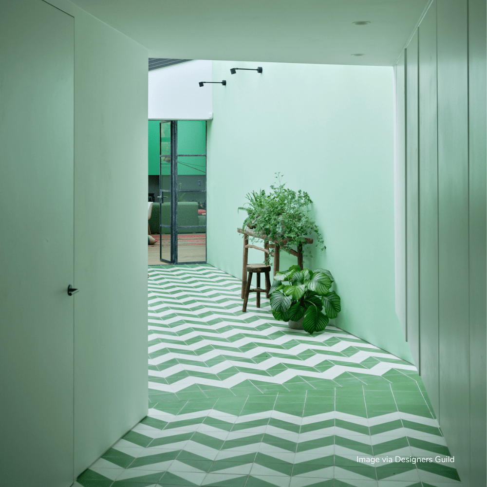 Ribbit Square Cement Tile