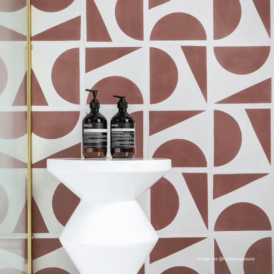 Customer photo showing Bert &amp; May tiles in use