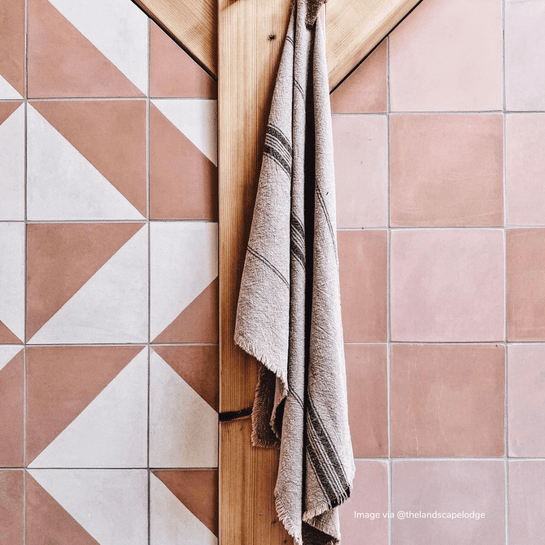 #14 Cherry Red™ Square Tile Tiles - Handmade