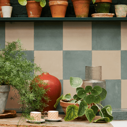 Mulch Square Cement Tile
