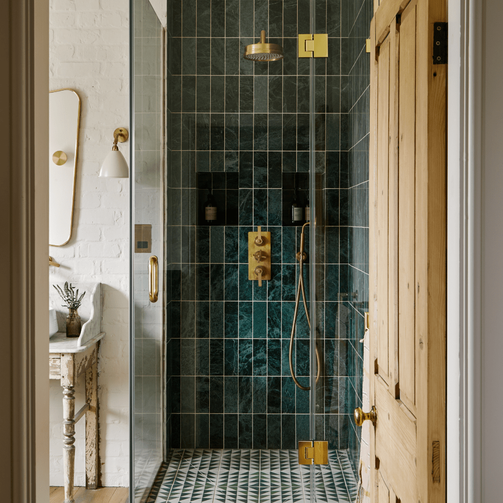 Mojito Herringbone Honed Marble Tile