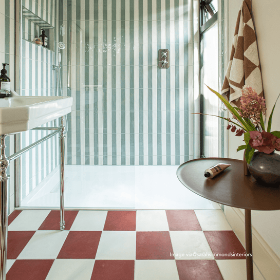 Customer photo showing Bert &amp; May tiles in use
