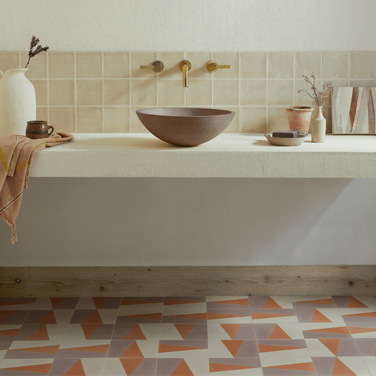 Customer photo showing Bert &amp; May tiles in use