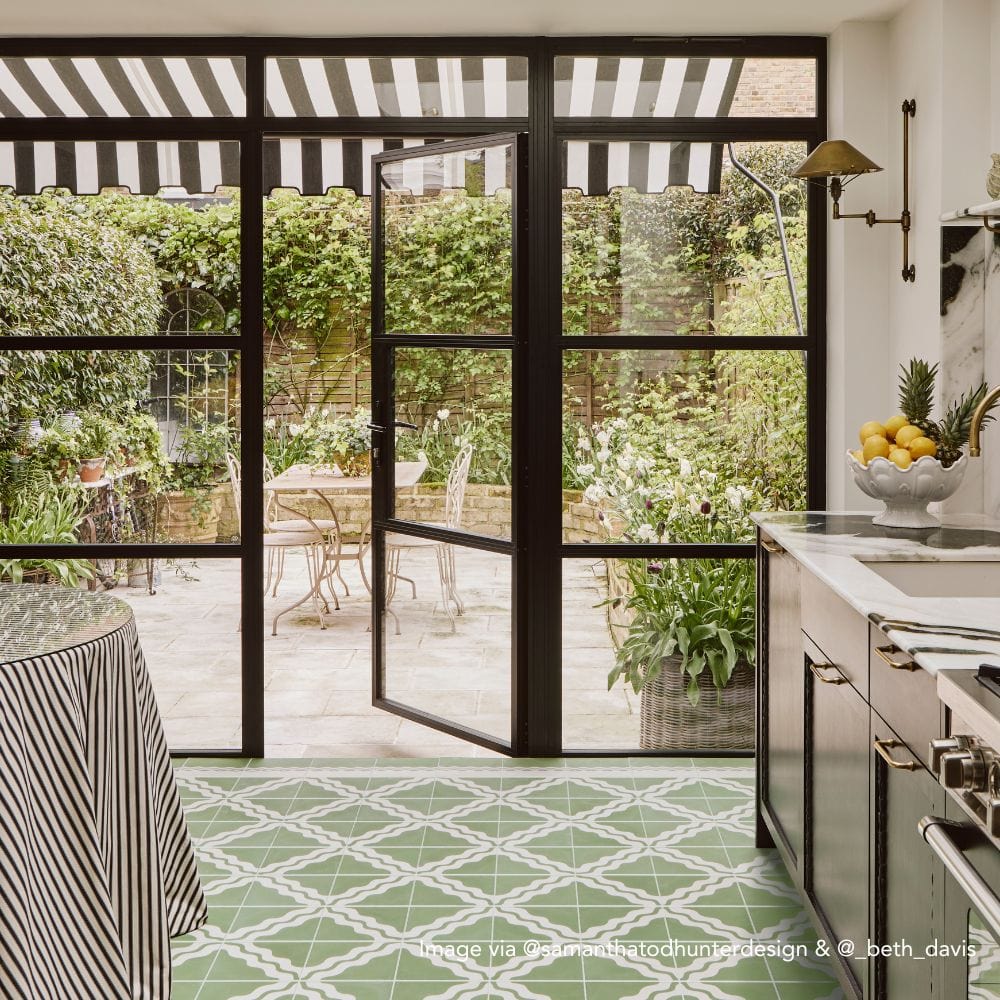 Ric Rac Fig Two Cement Tile