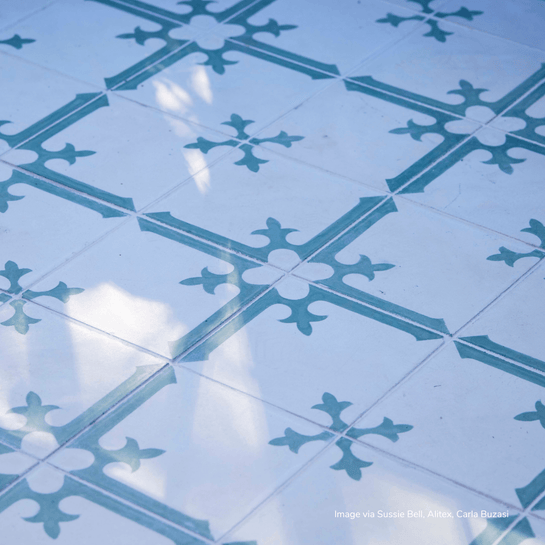Customer photo showing Bert &amp; May tiles in use