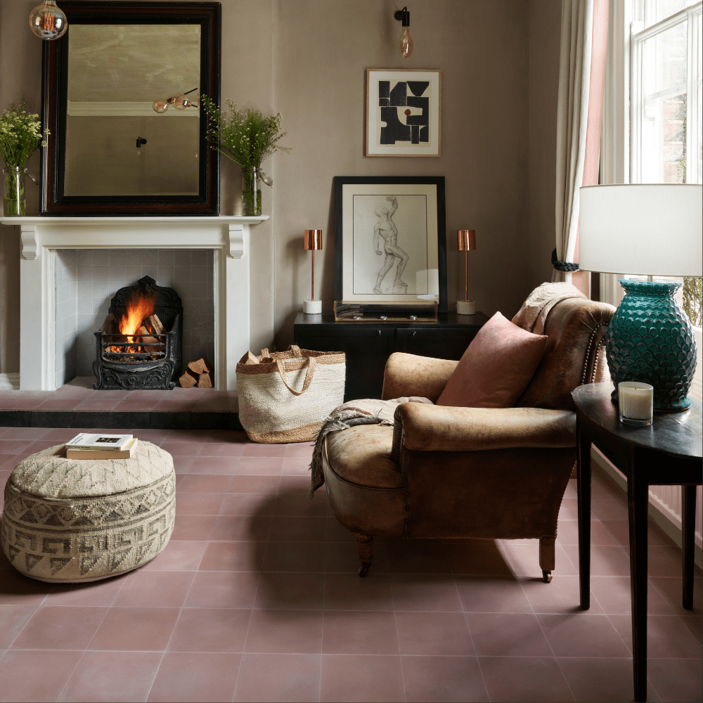Pork Pie Square Cement Tile