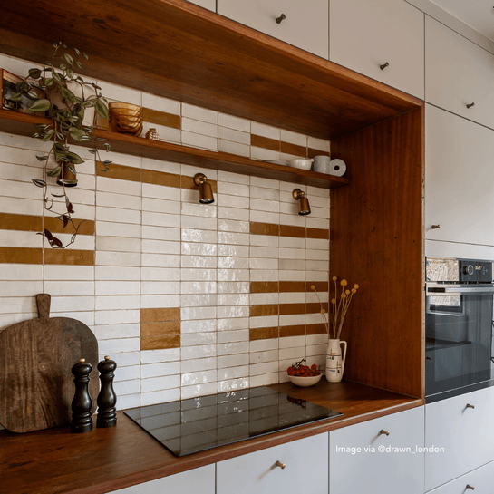 Customer photo showing Bert &amp; May tiles in use