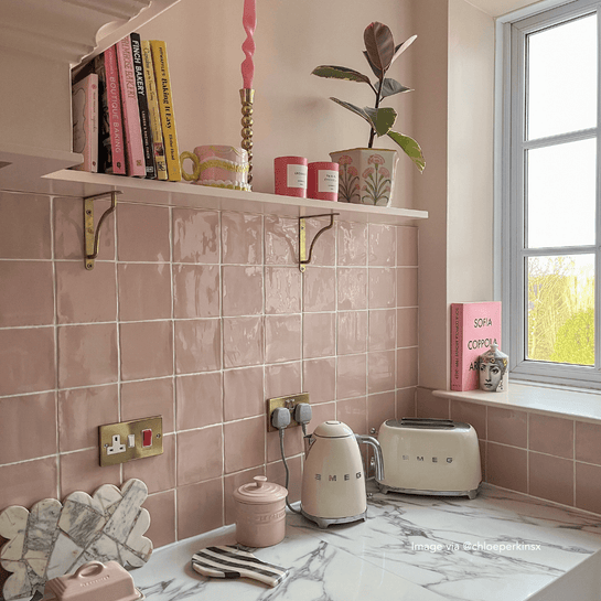 Customer photo showing Bert &amp; May tiles in use