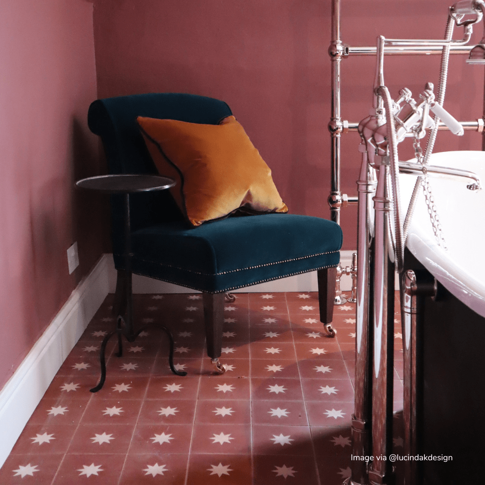 Luna Medium Rare Cement Tile