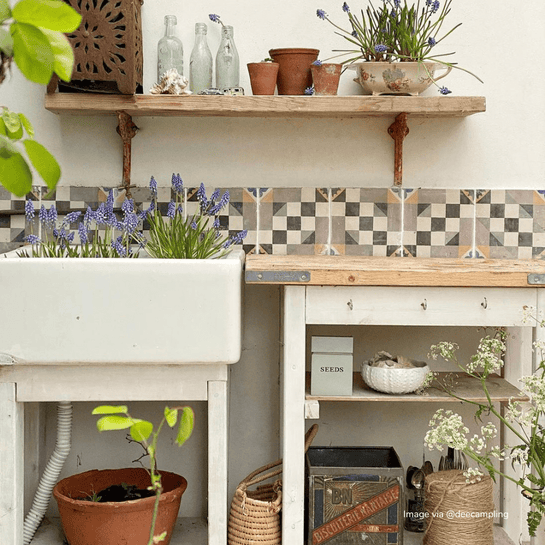 Customer photo showing Bert &amp; May tiles in use