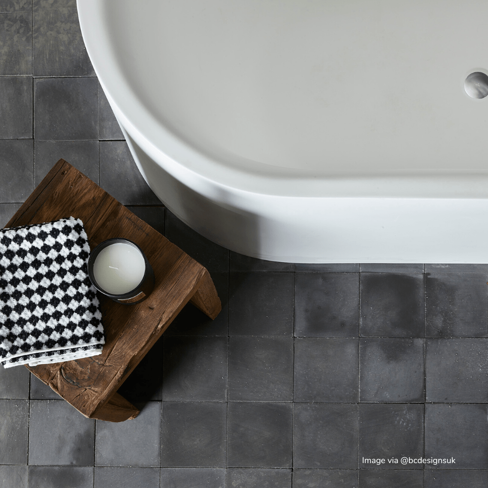 Small Soot Cement Tile
