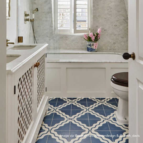 Customer photo showing Bert &amp; May tiles in use