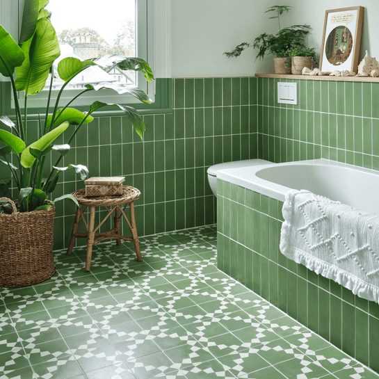 Customer photo showing Bert &amp; May tiles in use