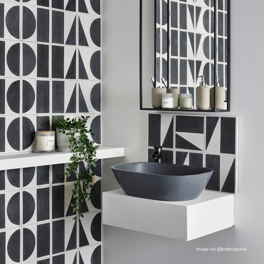 Customer photo showing Bert &amp; May tiles in use