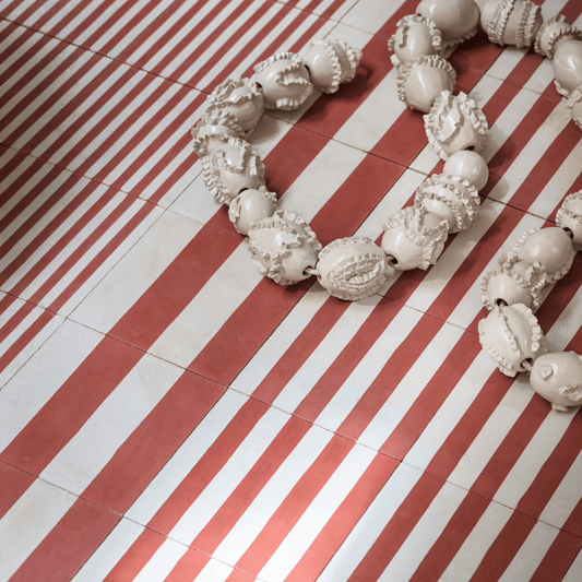Sour Face Wide Stripe Cement Tile