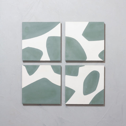 Copes Tealish Cement Tile