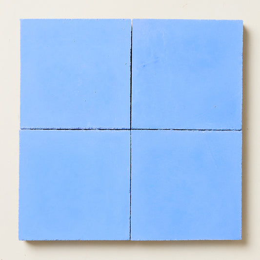 Minster Light Blue Square Cement Tile