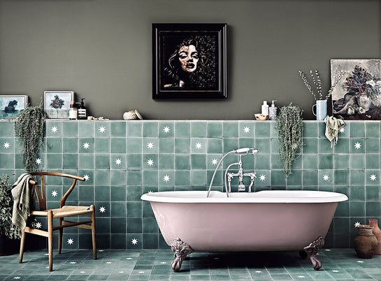 Customer photo showing Bert &amp; May tiles in use