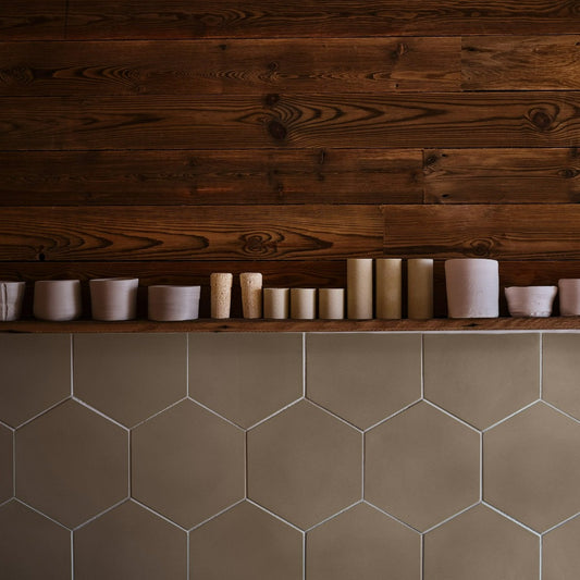Pebble Hexagonal Cement Tile