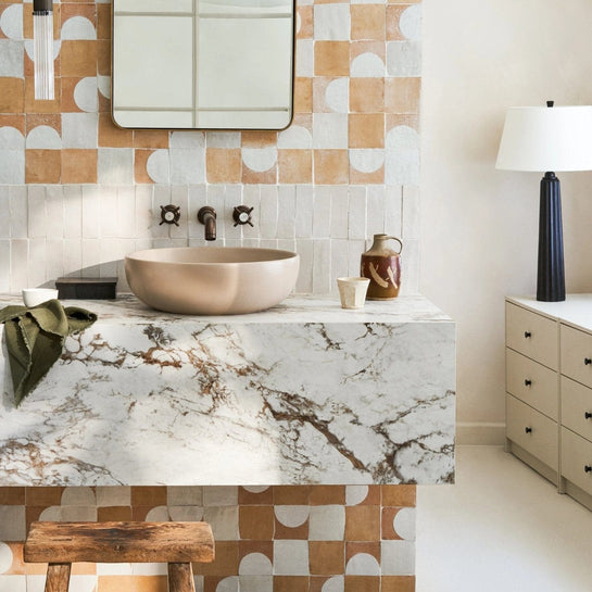 Customer photo showing Bert &amp; May tiles in use