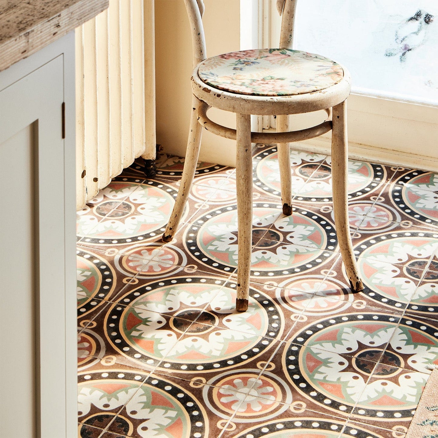 Quinta Marron Cement Tile