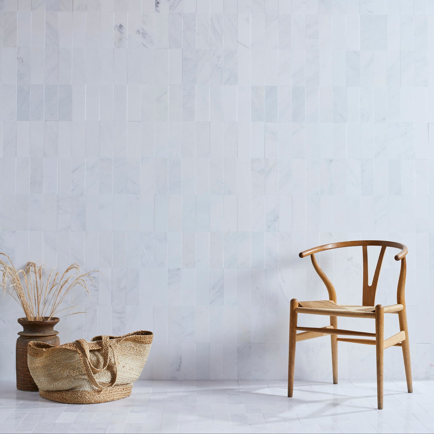 Pina Colada Herringbone Honed Marble