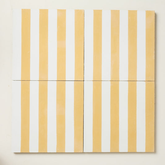 Squeezed Midi Stripe Cement Tile