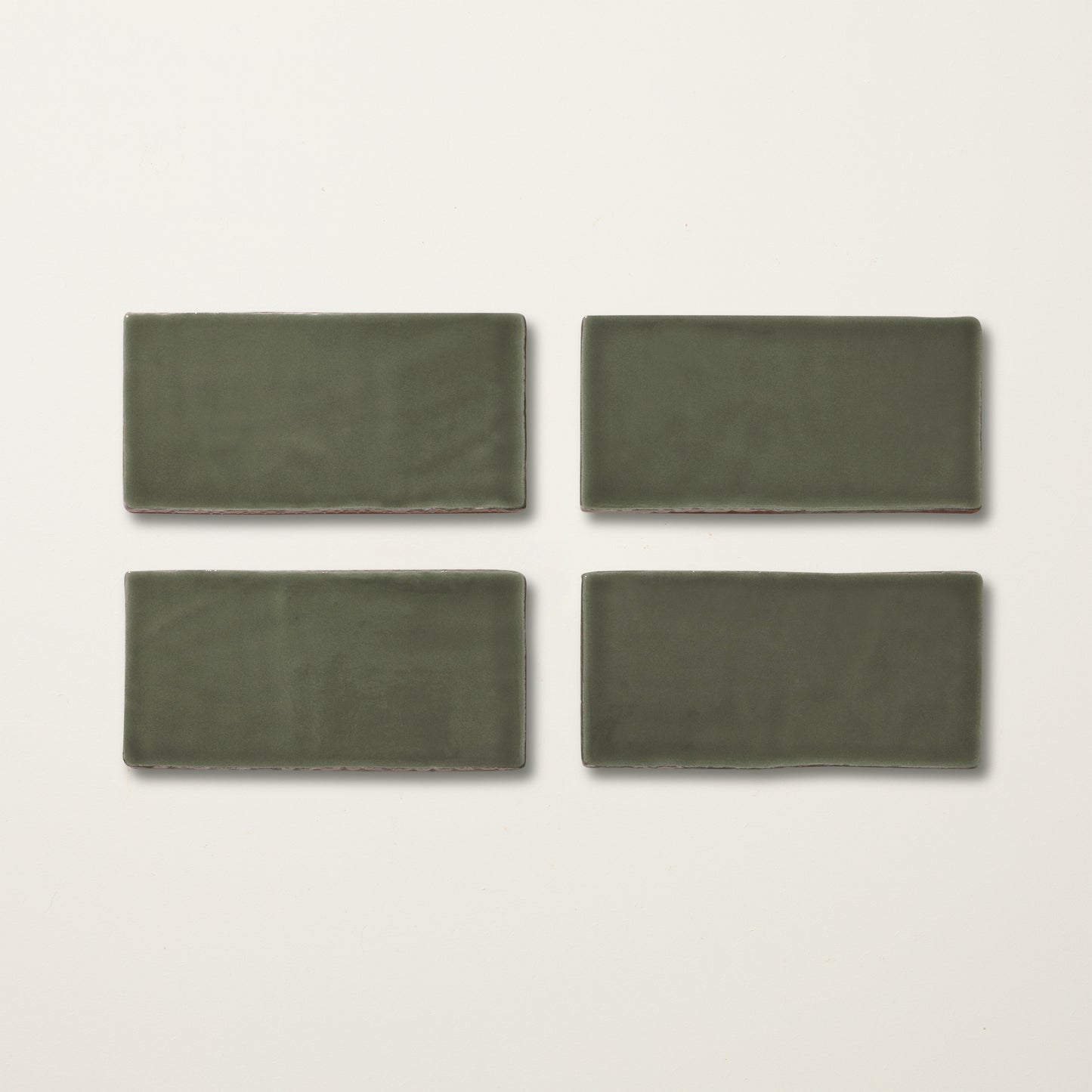 Mulch Green Glazed Metro Tile