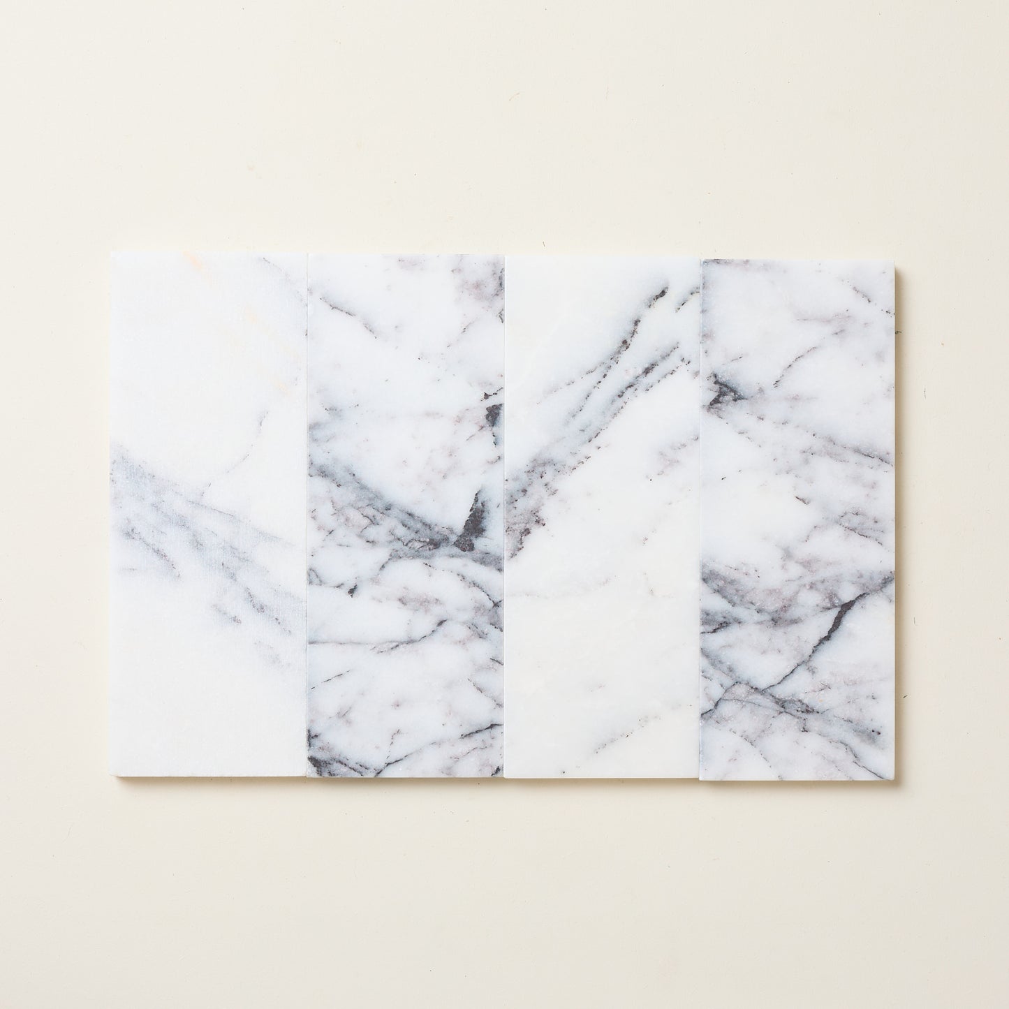 Lilac Veined Herringbone Honed Marble - End of Line